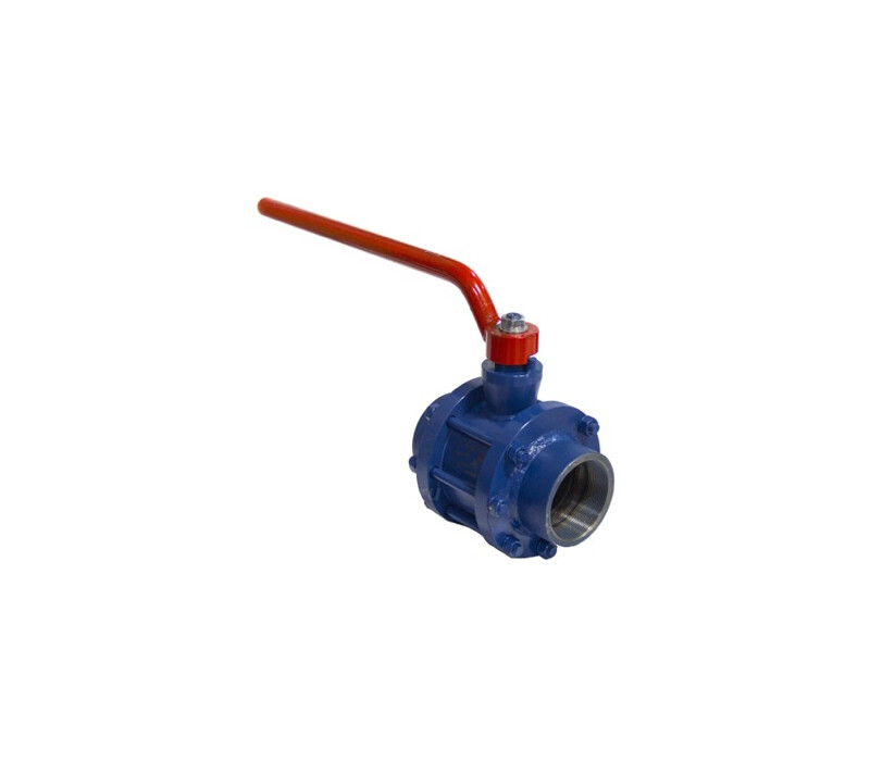 Кран шаровой разборный проходной неполнопроходной муфтовый ручной КШ-Р.П.НП.М.Р.65/50.016.02.ХЛ1 DN 65/50 PN 1,6 МПа, корпус ст. 09Г2С - купить в ЕСК, характеристики, цена