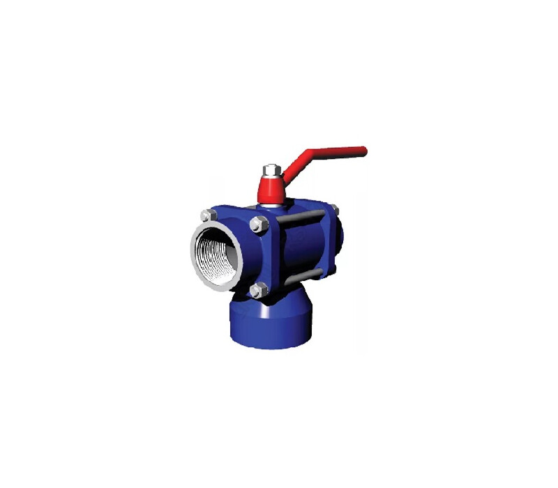 Кран шаровой разборный трехходовой неполнопроходной муфтовый ручной КШ-Р.ТХ.НП.М.Р.065/050.016.03.УХЛ1 DN 65/50 PN 1,6 МПа, корпус ст. 12Х18Н10Т - купить в ЕСК, характеристики, цена