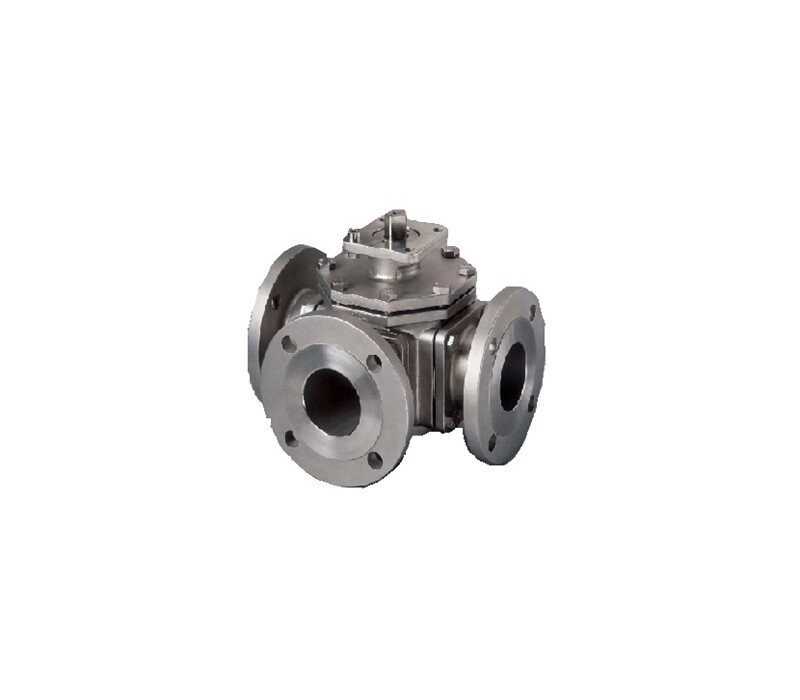 Кран шаровой разборный трехходовой полнопроходной фланцевый с редуктором КШ-Р.ТХ.ПП.Ф.РД.150.160.03.УХЛ1 DN 150 PN 16,0 МПа, корпус ст. 12Х18Н10Т - купить в ЕСК, характеристики, цена