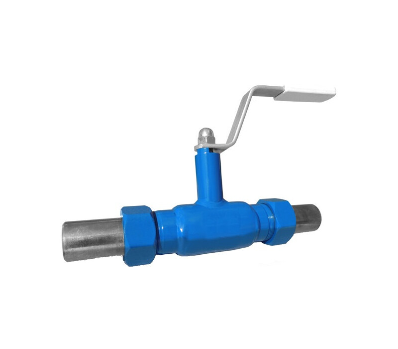 Кран шаровой цельносварной неполнопроходной штуцерный ручной КШЦ-Ш DN15/10 PN40, ст.09Г2С - купить в ЕСК, характеристики, цена