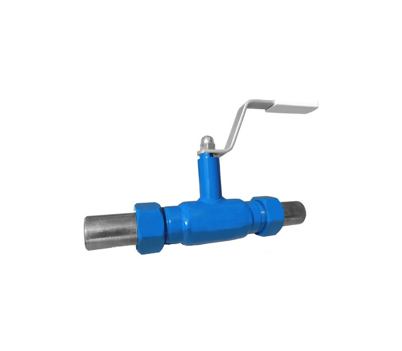 Кран шаровой цельносварной неполнопроходной цапковый ручной  КШЦ-Ц DN 50/40 PN 4,0 МПа, корпус ст.09Г2С - купить в ЕСК, характеристики, цена