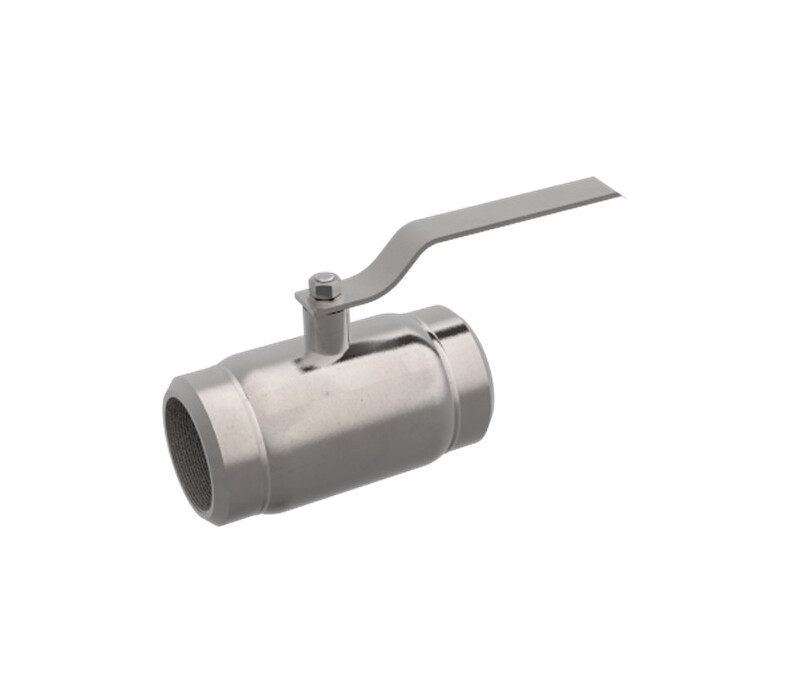 Кран шаровой цельносварной неполнопроходной муфтовый ручной  КШЦ-М DN 40/32 PN 4,0 МПа, корпус ст.12Х18Н10Т - купить в ЕСК, характеристики, цена