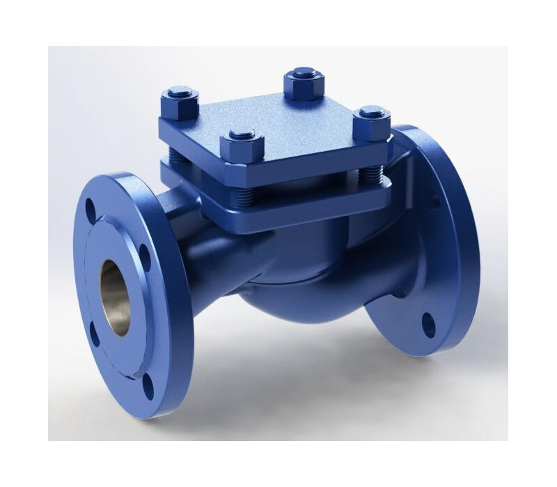 Клапан обратный подъемный фланцевый 16лс11п DN 50 PN 4,0 МПа ХЛ1, корпус ст. 09Г2С - купить в ЕСК, характеристики, цена