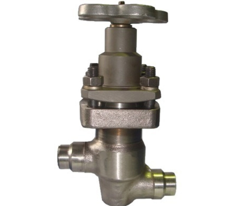 Клапан запорный сильфонный цапковый ручной 14с17п DN 10 PN 1,0 МПа У1, корпус ст. 20 - купить в ЕСК, характеристики, цена