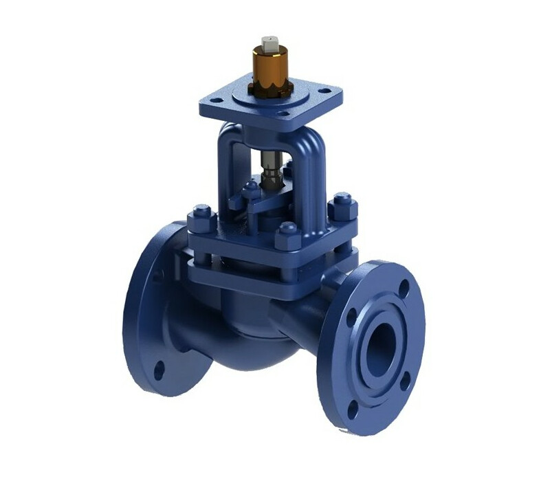 Клапан запорный сальниковый фланцевый под электропривод 15нж918нж DN 40 PN 2,5 МПа УХЛ1, корпус ст. 12Х18Н9ТЛ - купить в ЕСК, характеристики, цена