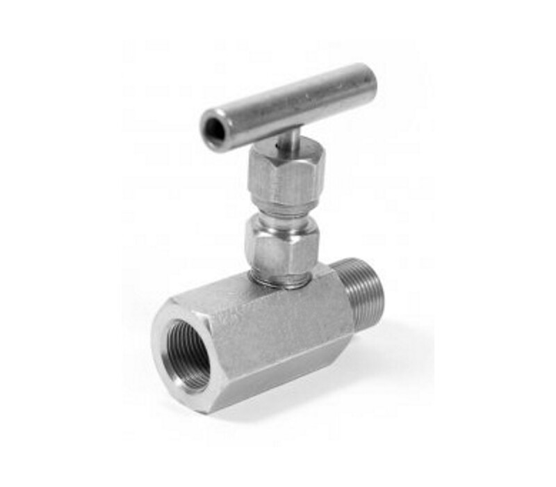 Клапан запорный игольчатый комбинированный (муфта/цапка) ручной 15лс54бк DN 25 PN 16,0 МПа ХЛ1, корпус ст. 09Г2С - купить в ЕСК, характеристики, цена