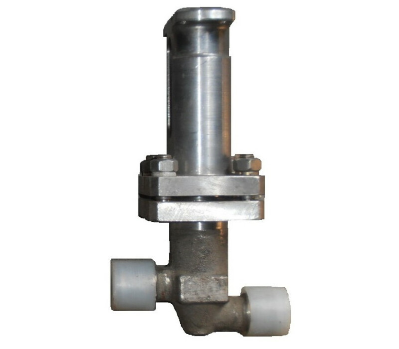 Клапан запорный сильфонный цапковый под электропривод 14с917п DN 80 PN 1,0 МПа У1, корпус ст. 20 - купить в ЕСК, характеристики, цена