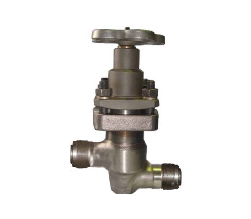 Клапан запорный сильфонный цапковый ручной 14с17п DN 150 PN 1,0 МПа У1, корпус ст. 20 - купить в ЕСК, характеристики, цена