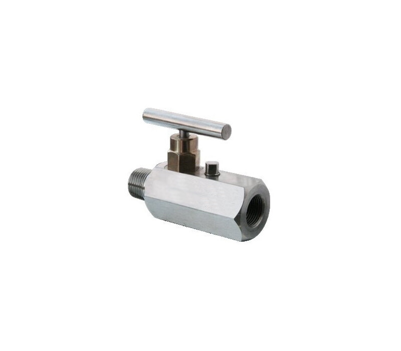 Вентиль прямоточный манометрический с эластомерным уплотнением ВПЭМ Rc½-В Rc½-В DN 5 PN 35,0 МПа ХЛ1, корпус ст. 09Г2С - купить в ЕСК, характеристики, цена