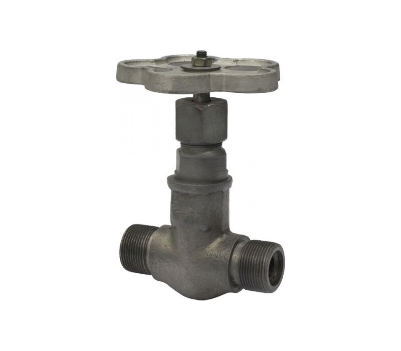 Клапан запорный сальниковый цапковый ручной 15лс9п DN 15 PN 10,0 МПа ХЛ1, корпус ст. 09Г2С - купить в ЕСК, характеристики, цена