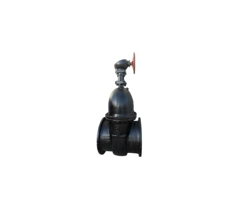 Задвижка параллельная литая с невыдвижным шпинделем фланцевая с редуктором 30ч515бр DN 600 PN 1,0 МПа У3, корпус чугун - купить в ЕСК, характеристики, цена