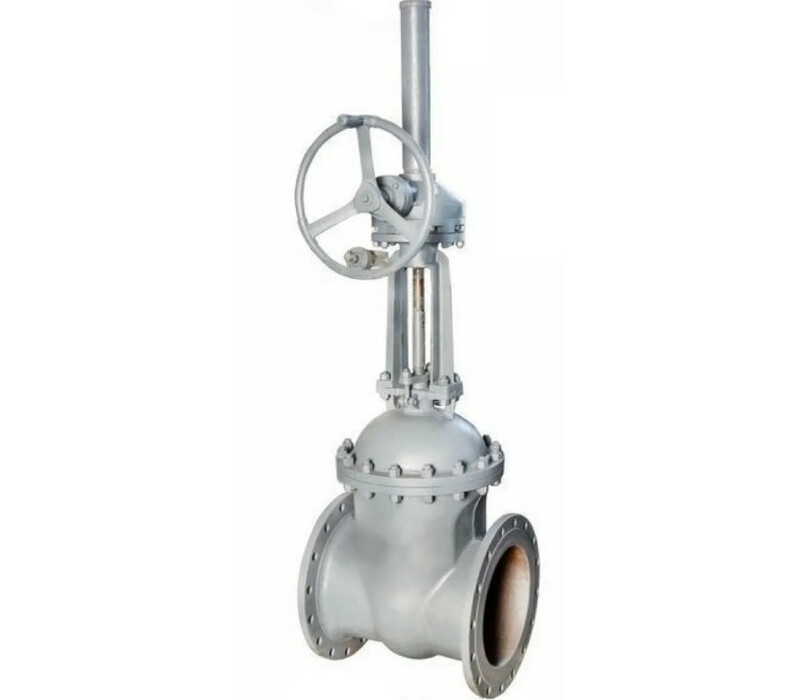 Задвижка клиновая литая ЗКЛ с выдвижным шпинделем фланцевая с редуктором 30с564нж DN 800 PN 2,5 МПа У1, корпус ст. 20Л - купить в ЕСК, характеристики, цена