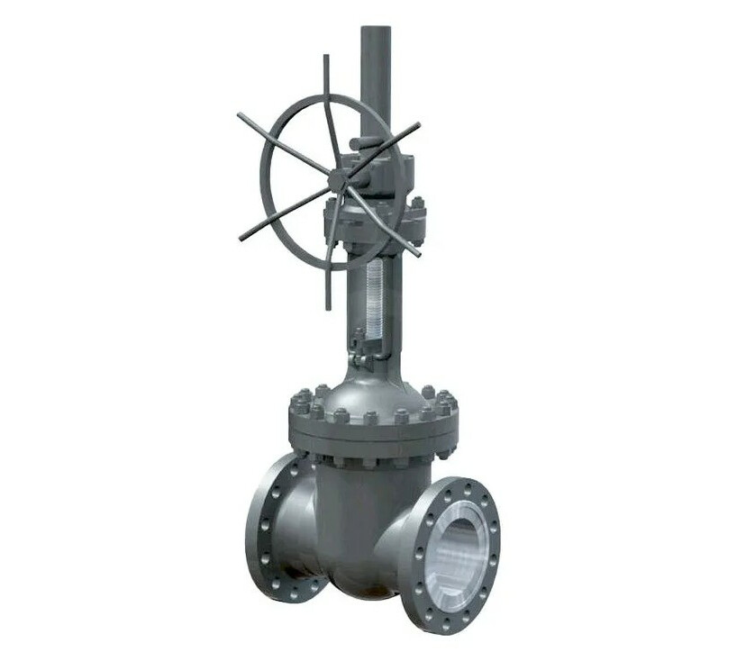 Задвижка клиновая литая ЗКЛ с выдвижным шпинделем фланцевая с редуктором 30с599нж DN 600 PN 2,5 МПа У1, корпус ст. 20Л - купить в ЕСК, характеристики, цена