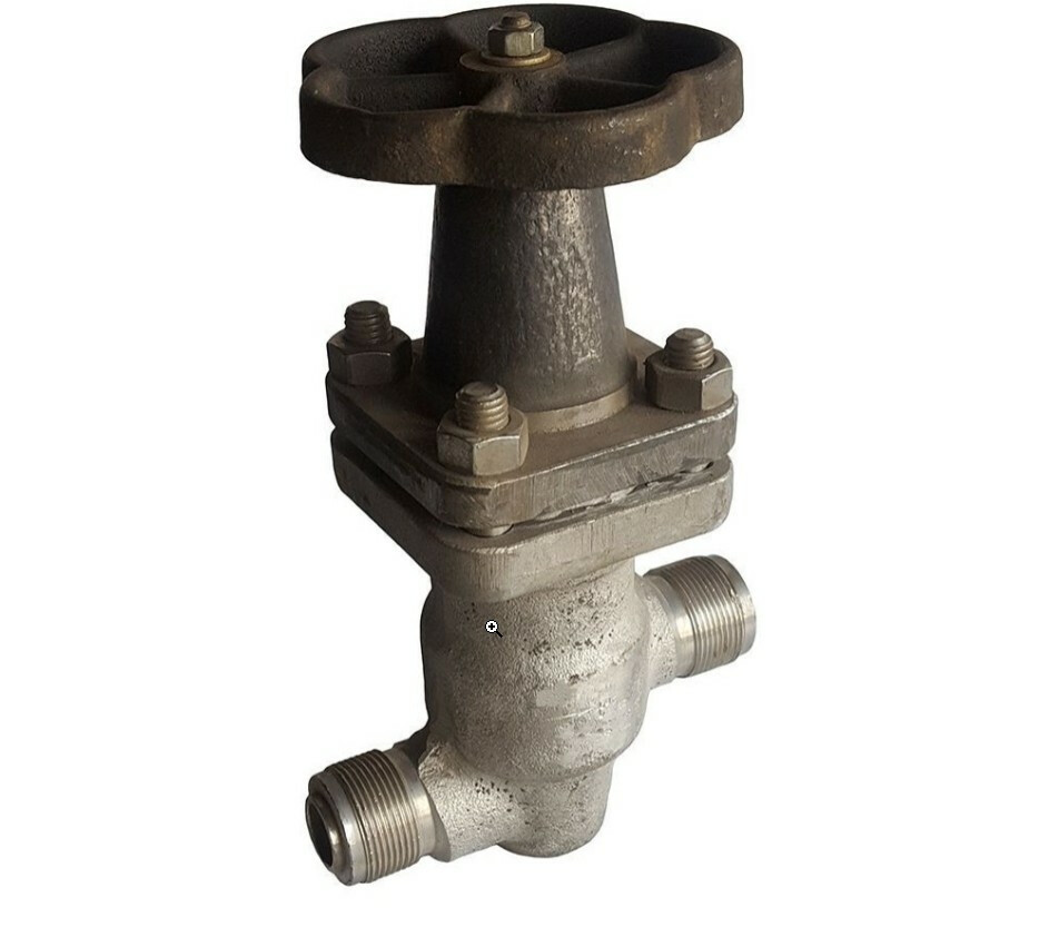 Клапан запорный сильфонный цапковый ручной 14нж19ст DN 15 PN 2,5 МПа УХЛ1, корпус ст. 12Х18Н10Т - купить в ЕСК, характеристики, цена