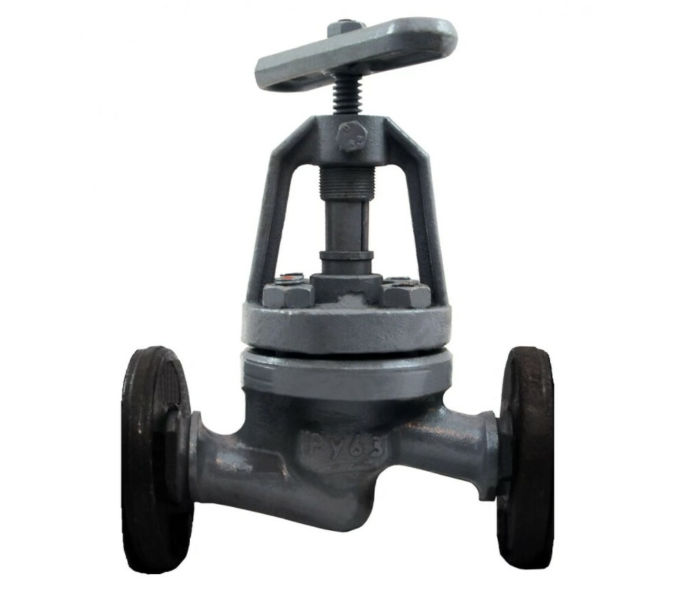 Клапан запорный сальниковый фланцевый ручной 15с52нж9 DN 32 PN 6,3 МПа У1, корпус ст. 25Л - купить в ЕСК, характеристики, цена
