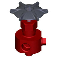 Клапан (вентиль) трехходовой под приварку ручной 1093-10-0 DN 10 PN 13,7 МПа Т560 °С, корпус ст. 12Х1МФ