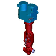 Клапан (вентиль) запорный под приварку с электроприводом (ЭП-З-100-24-А2-05-В-У1) 1с-12-1ЭН DN 10 PN 25,0 МПа Т350 °С, корпус ст. 20