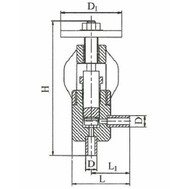 Клапан (вентиль) угловой под приварку ручной Т-202БМ DN 10 PN 13,7 МПа Т560 °С, корпус ст. 12Х1МФ