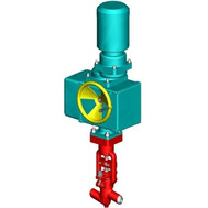 Клапан (вентиль) запорный под приварку с электроприводом (Н-А2-08К У2) 999-20-ЭМ DN 20 PN 25,0 МПа Т545 °С , корпус ст. 12Х1МФ
