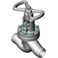 Клапан (вентиль) запорный под приварку ручной 1с-7-1 DN 80 PN 6,3 МПа Т425 °С, корпус ст. 25Л